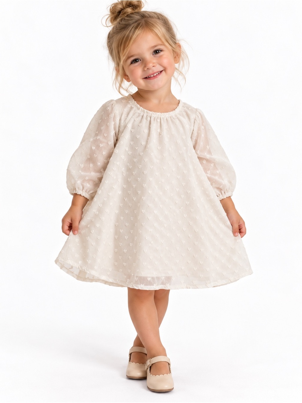 Pastourelle by Pippa & Julie Heart Dress - Layered & Sheer